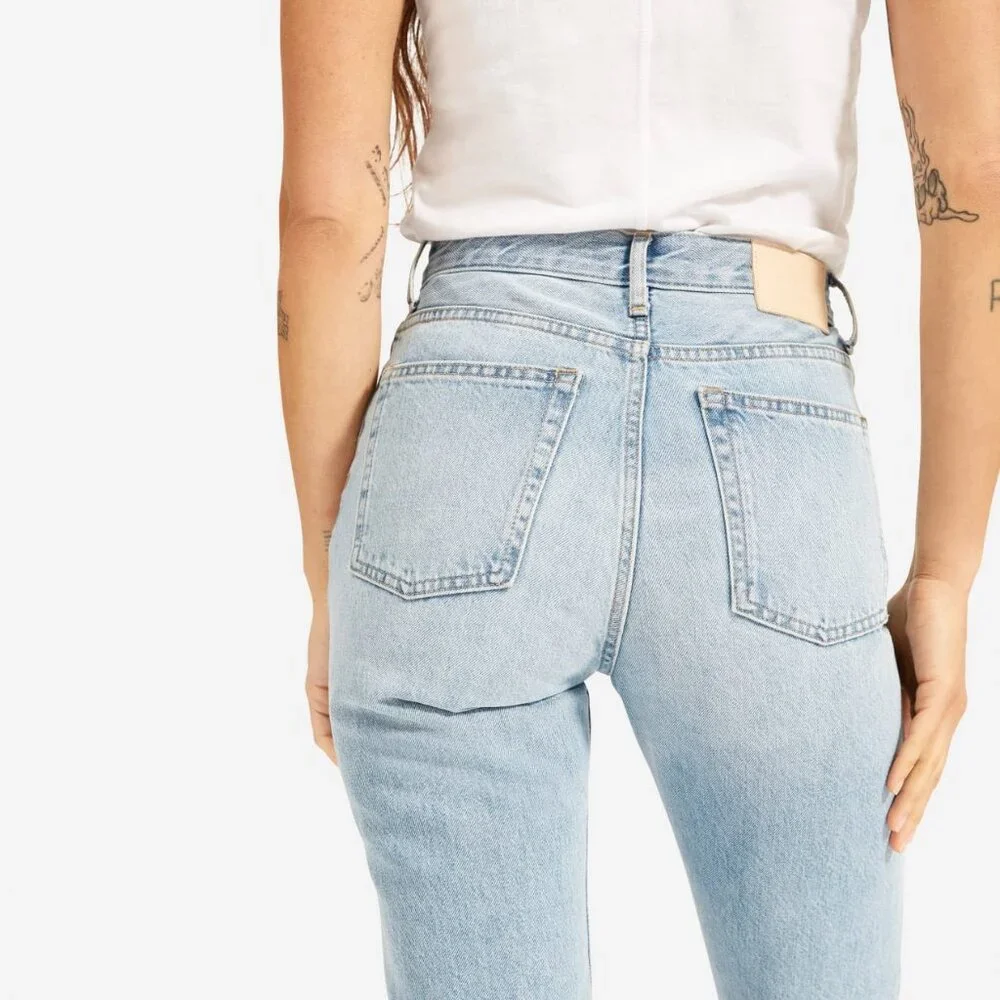 Everlane '90s Cheeky' Jean 100% Organic Cotton - Size 24 - Picture 3 of 9